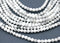 White Howlite Gemstone Beads, 4mm, Round